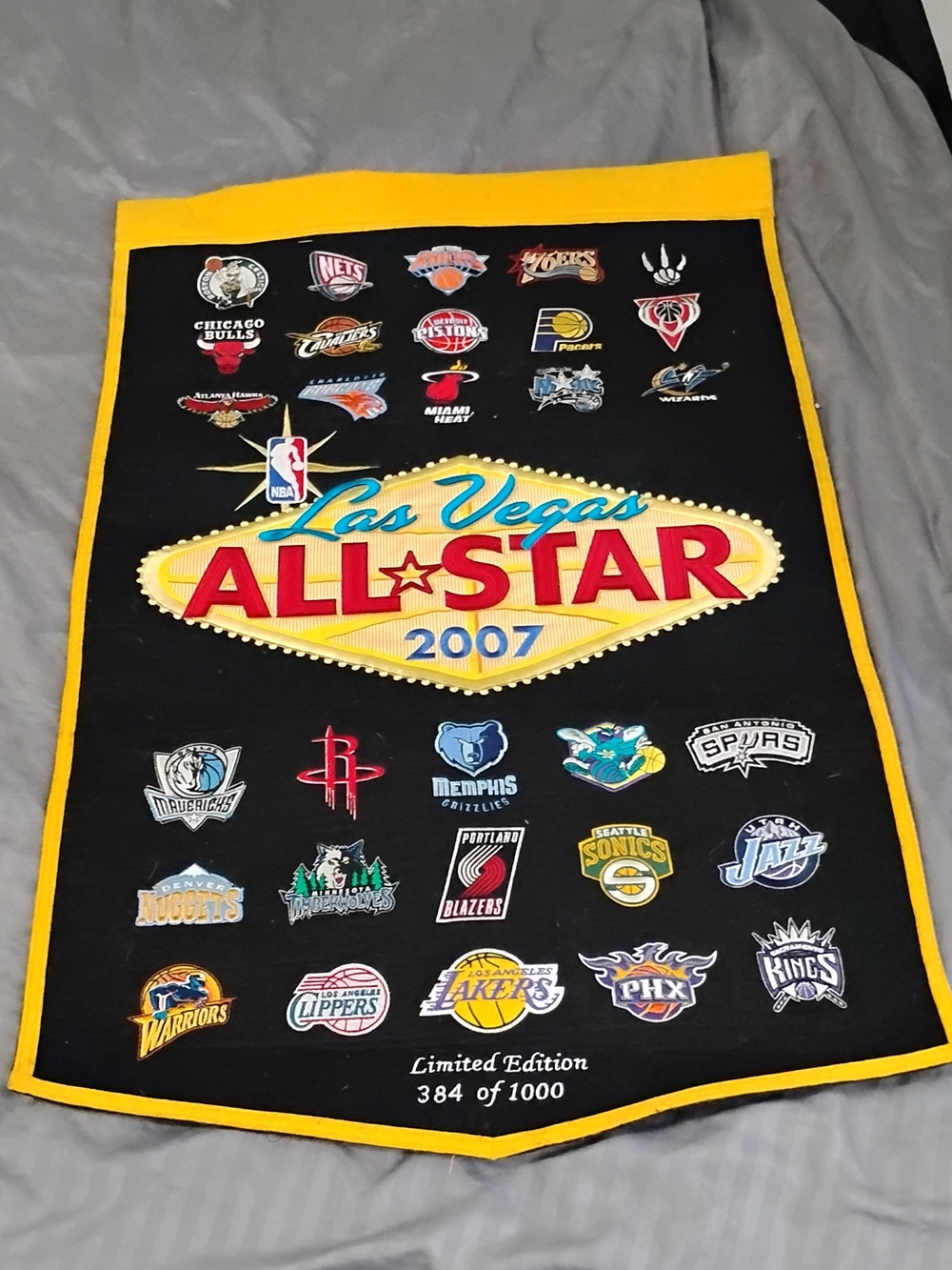 Las Vegas All-Star 2007 Limited Edition Banner Nba